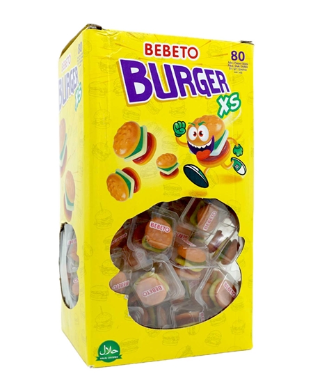 Bebeto Mini Burger 10,5 gr 6X80 adet