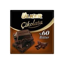 Ülker Bitter Kare %60 60 gr 6X6 adet