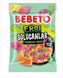 Bebeto Ekşi Solucanlar 80 gr 6X12 ad
