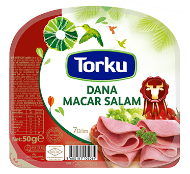 DİLİMLİ MACAR SALAM 50 GR 12 Lİ KUTU