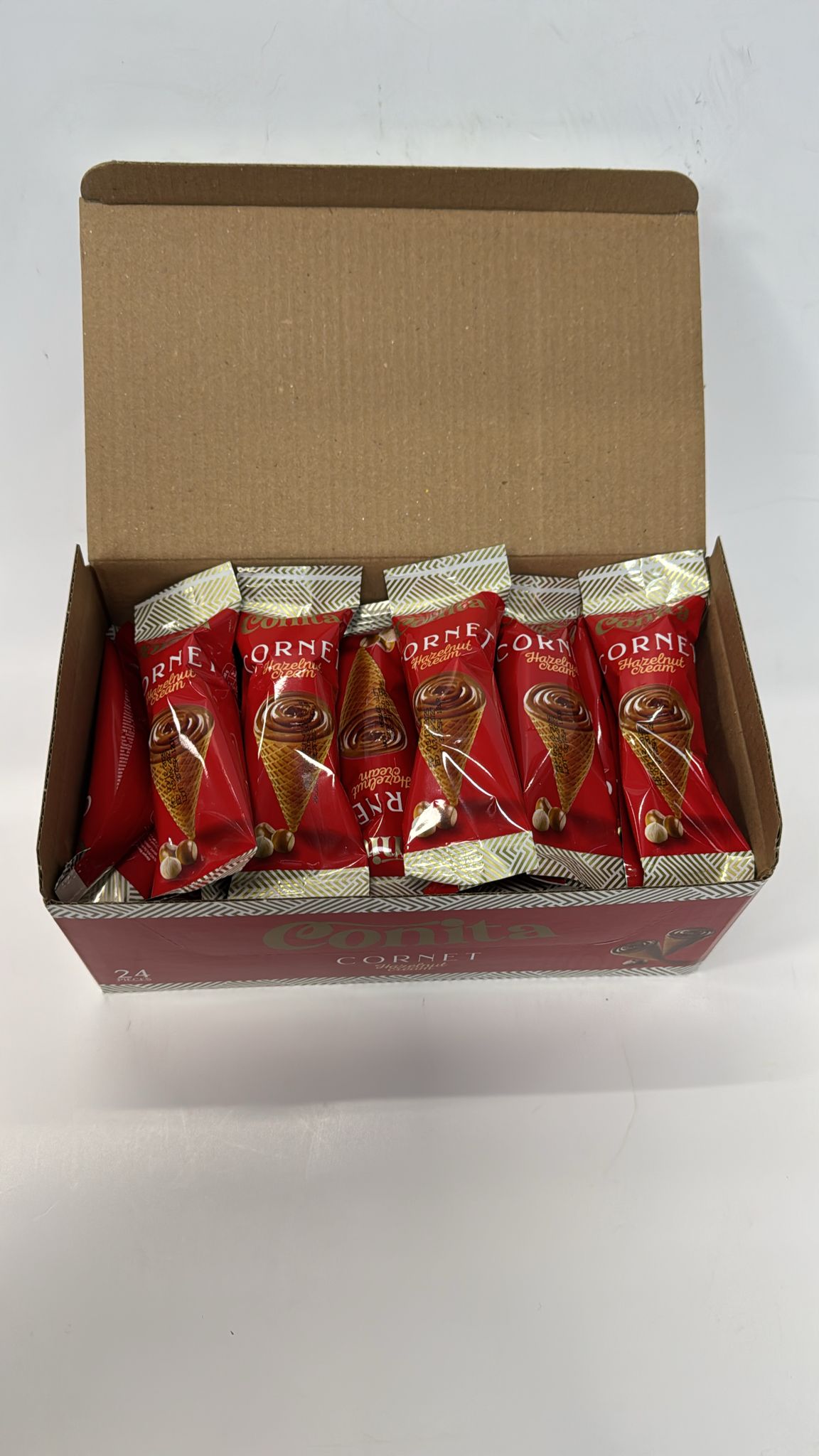 Conita Fındık Kremalı Kornet 12 gr 6X24 ad