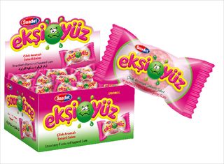 Ekşiyüz Sakız Çilek 20X100 ad