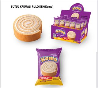 Kemo Sütlü Rulo Kek 45 gr 6X24 ad