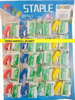 Mini Zımba Kartela 84X20 adet