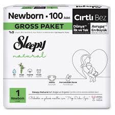 Sleepy Natural Gross Nwborn 100X4 (1 no)