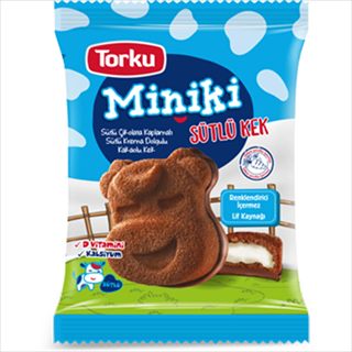 Miniki Sütlü Kaplamalı Kek 40gr 24ad