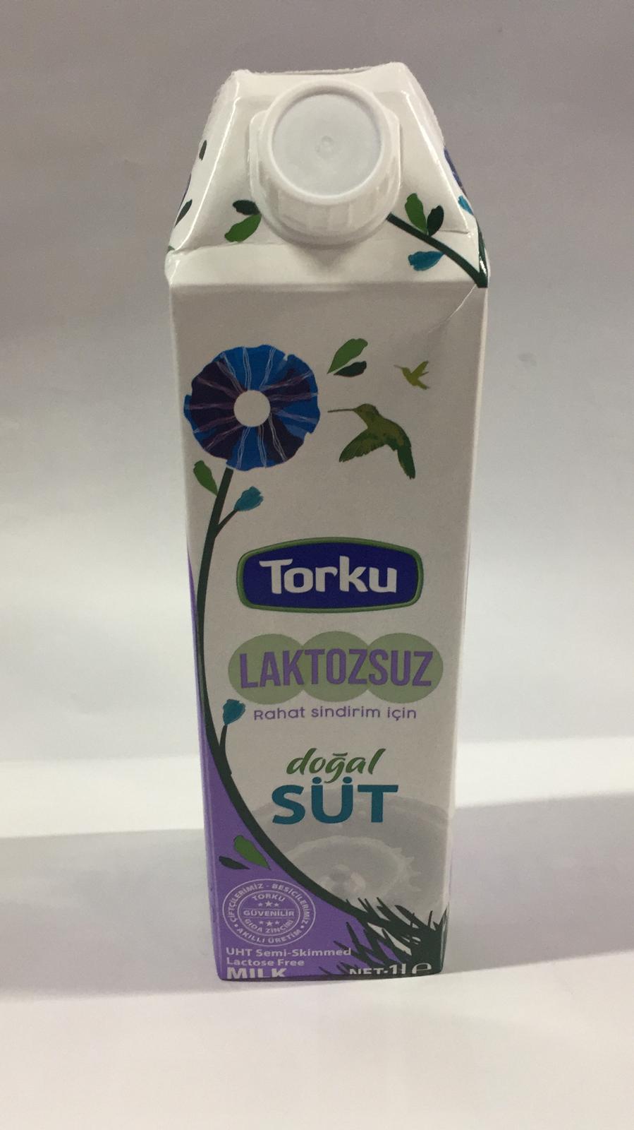 Torku Laktozsuz Y.Yağlı 1 lt 12 ad