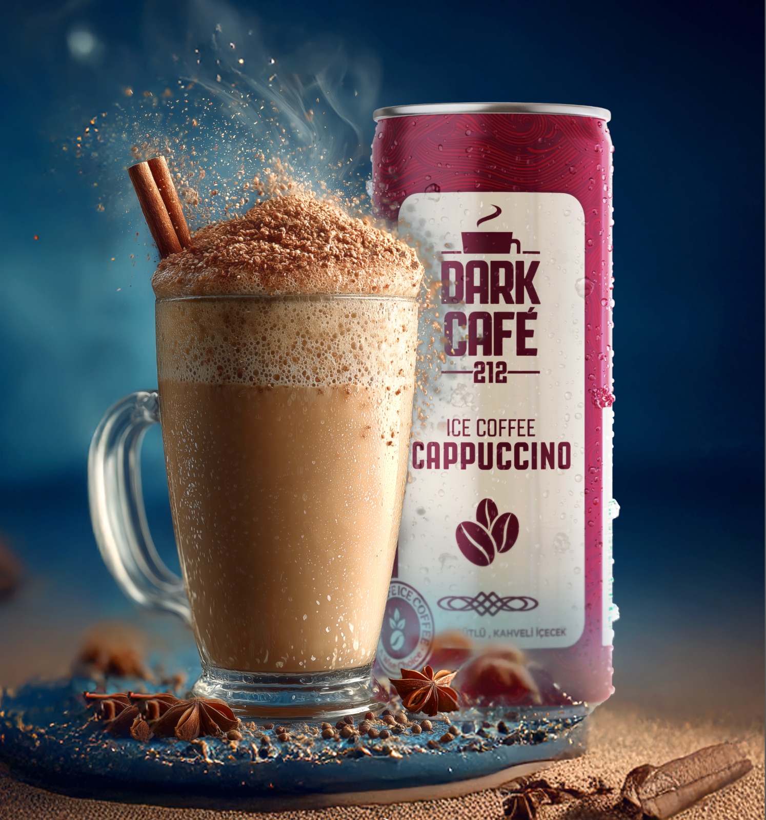 Dark Cafe Cappuccino 250 ml 12 adet