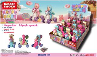 Kinder Moto Happy Rider 16X12 adet