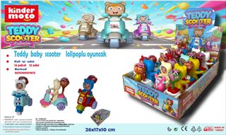 Kinder Moto Teddy Scooter 12X12 adet