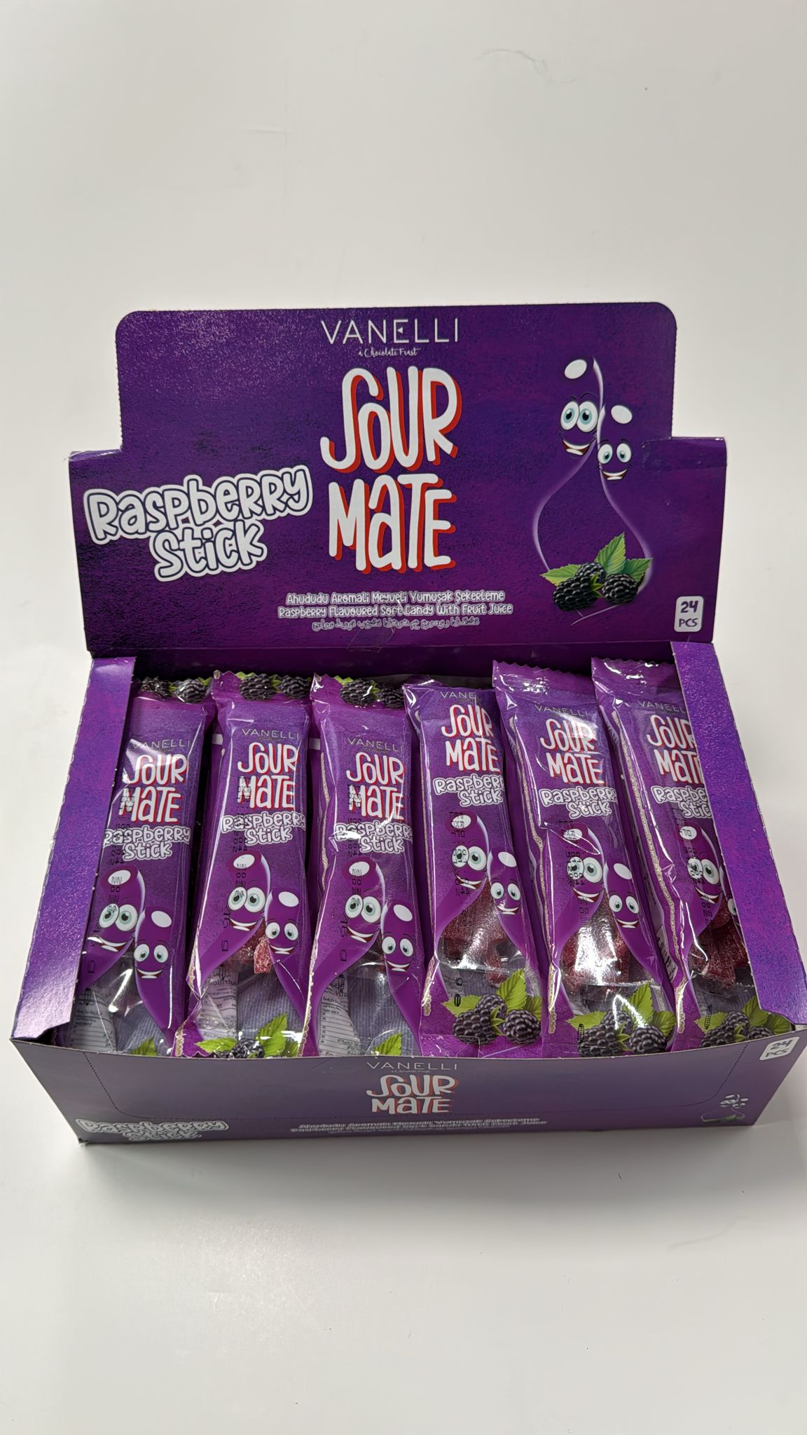 Vanelli Sour Mate Ahududu 16 gr 12X24 ad