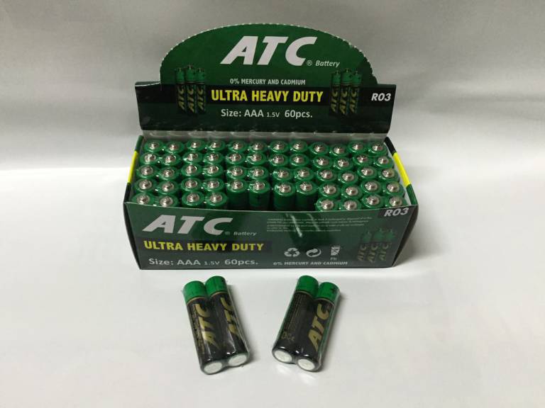 ATC İnce Kalem Pil 1 pk=60 ad