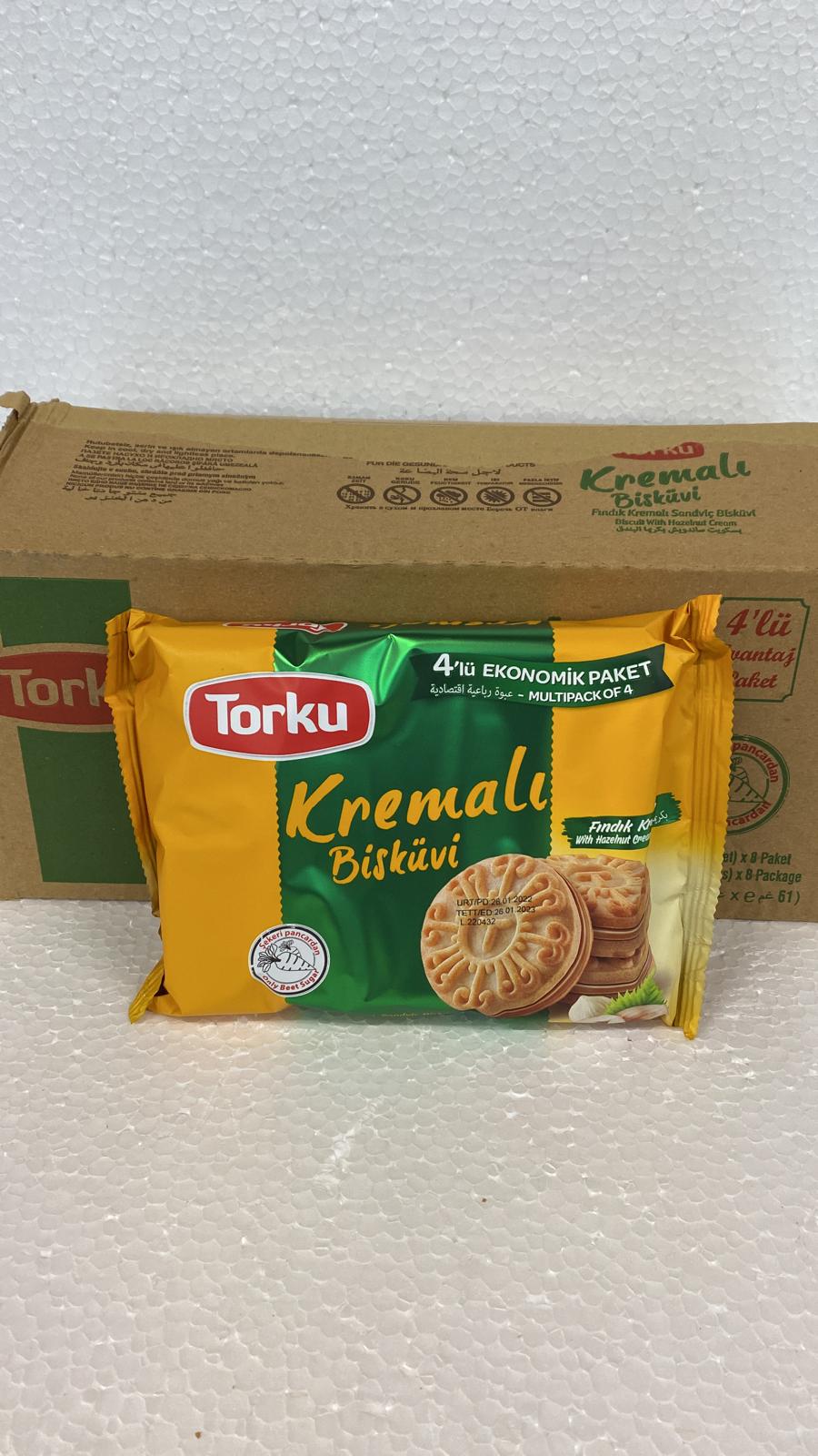 Torku Fınd.Kremalı M.P. 4x61gr 8 ad