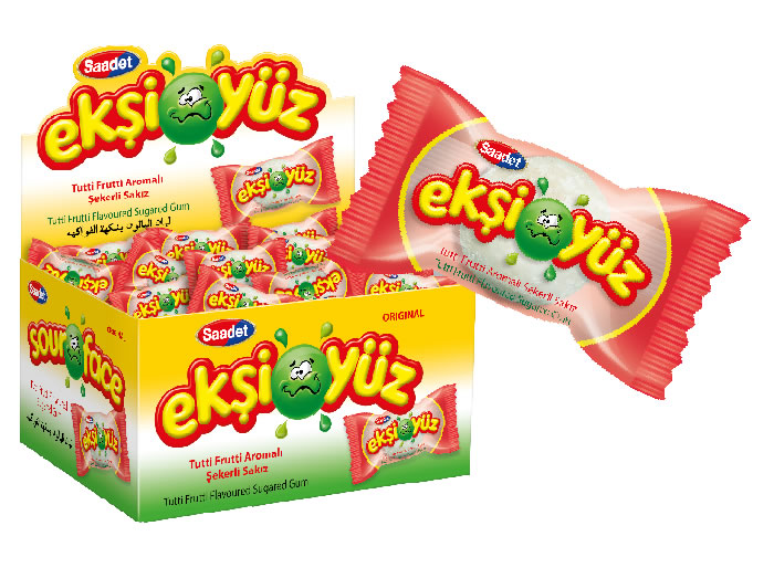 Ekşiyüz Sakız Tutti 20X100 ad