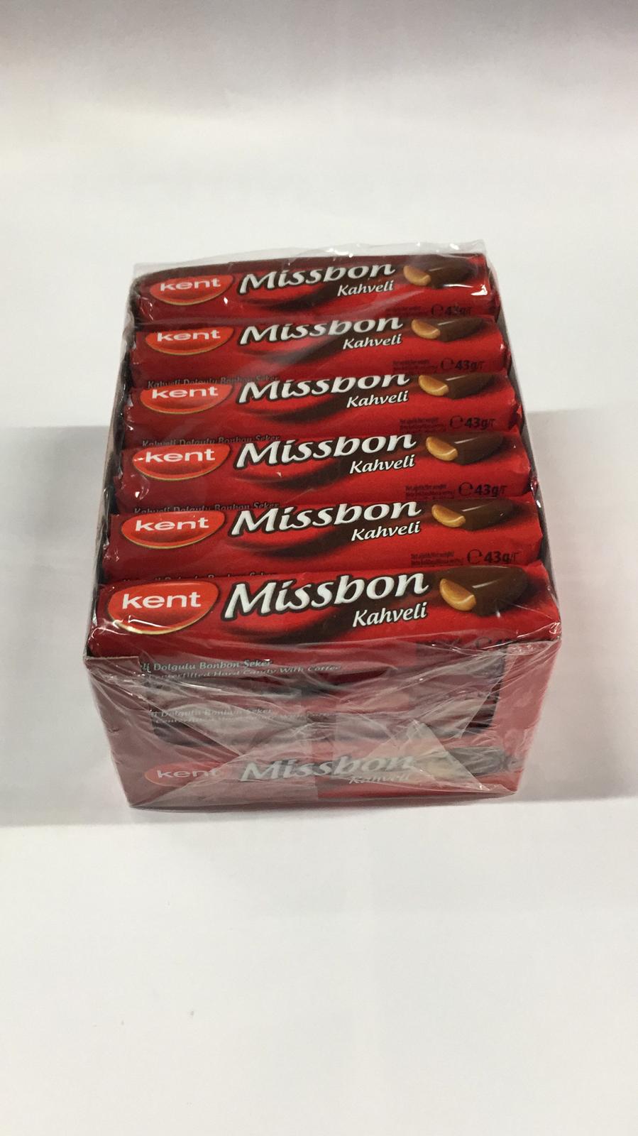 Kent Missbon Kahveli 43 gr 12X24 adet