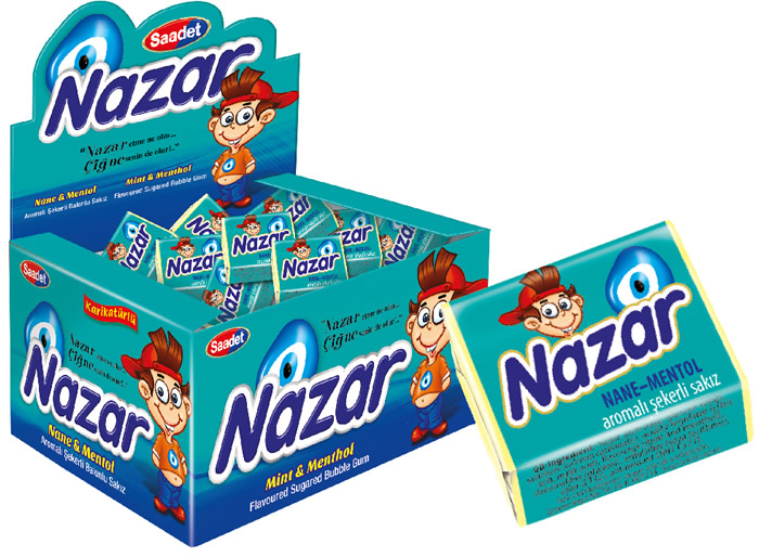 Nazar Küp Sakız Nane 20X100 ad
